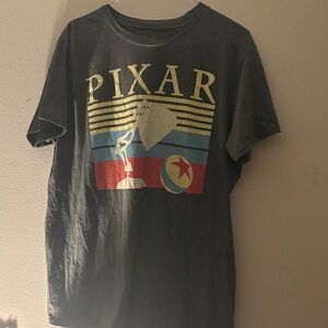 Disney Pixar Gray Graphic Tee